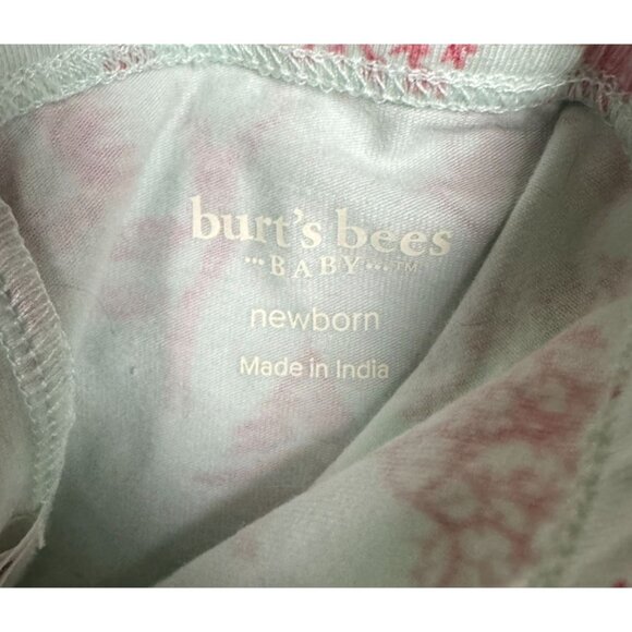 Burts Bees Baby Organic Cotton Reindeer Deer Tree Holiday Pants Leggings Newborn - Picture 5 of 5